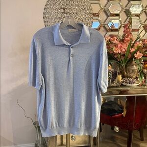 Suitsupply Sky Blue Polo Shirt XXL